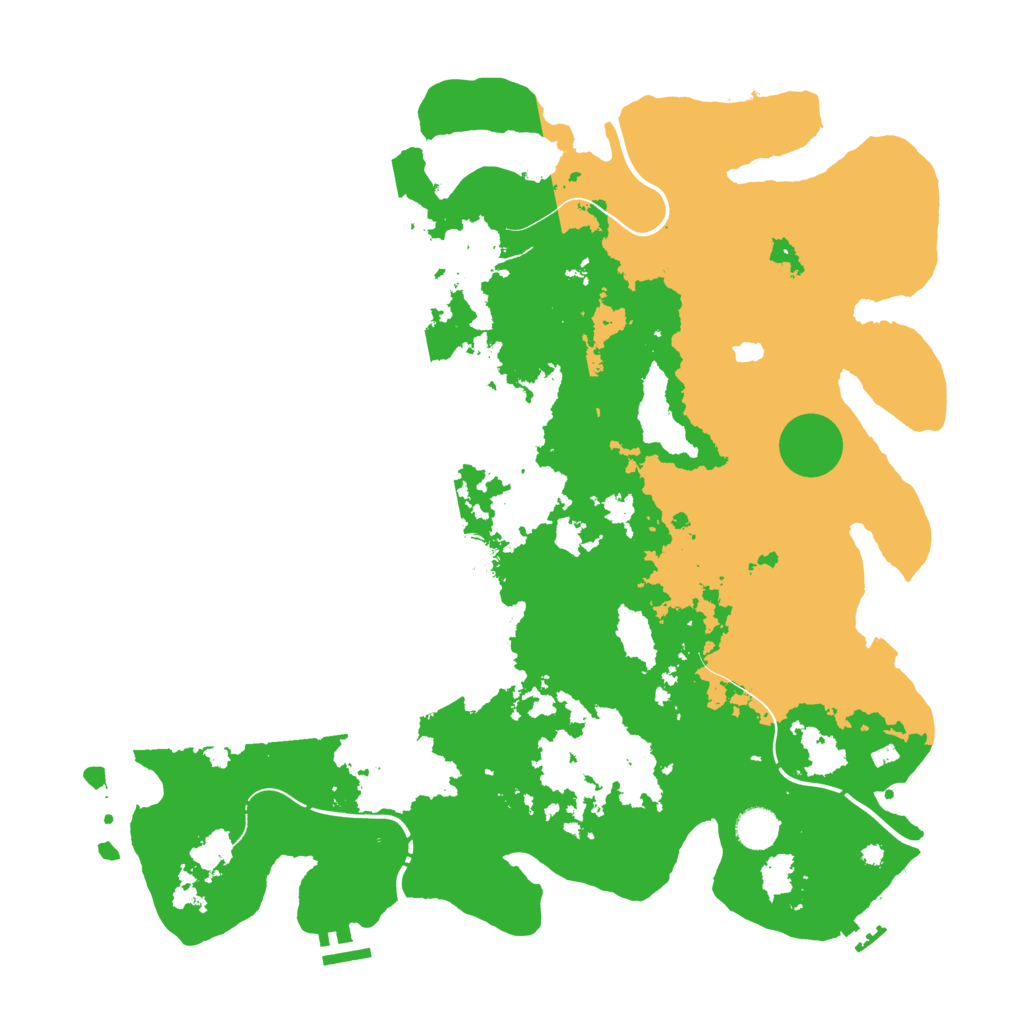 Biome Rust Map: Procedural Map, Size: 4250, Seed: 1372323149