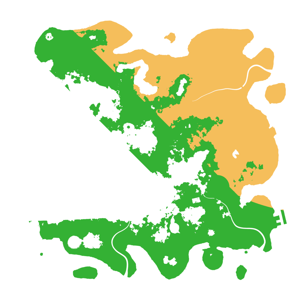 Biome Rust Map: Procedural Map, Size: 4096, Seed: 1804189683