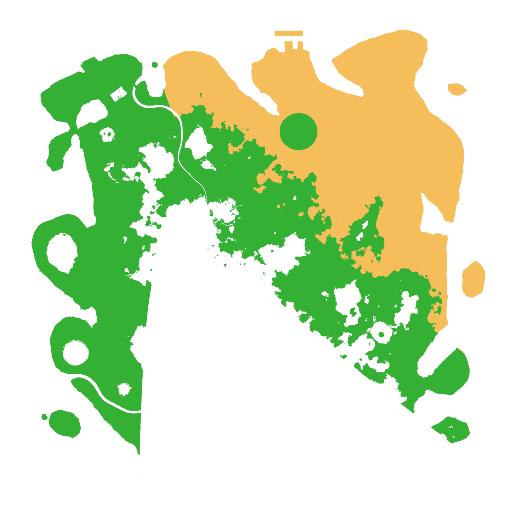 Biome Rust Map: Procedural Map, Size: 3700, Seed: 388485390