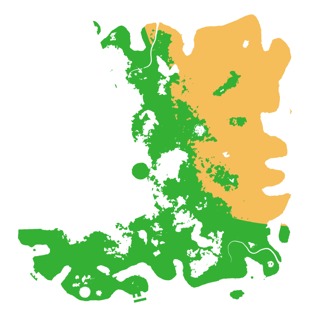 Biome Rust Map: Procedural Map, Size: 5000, Seed: 6856674