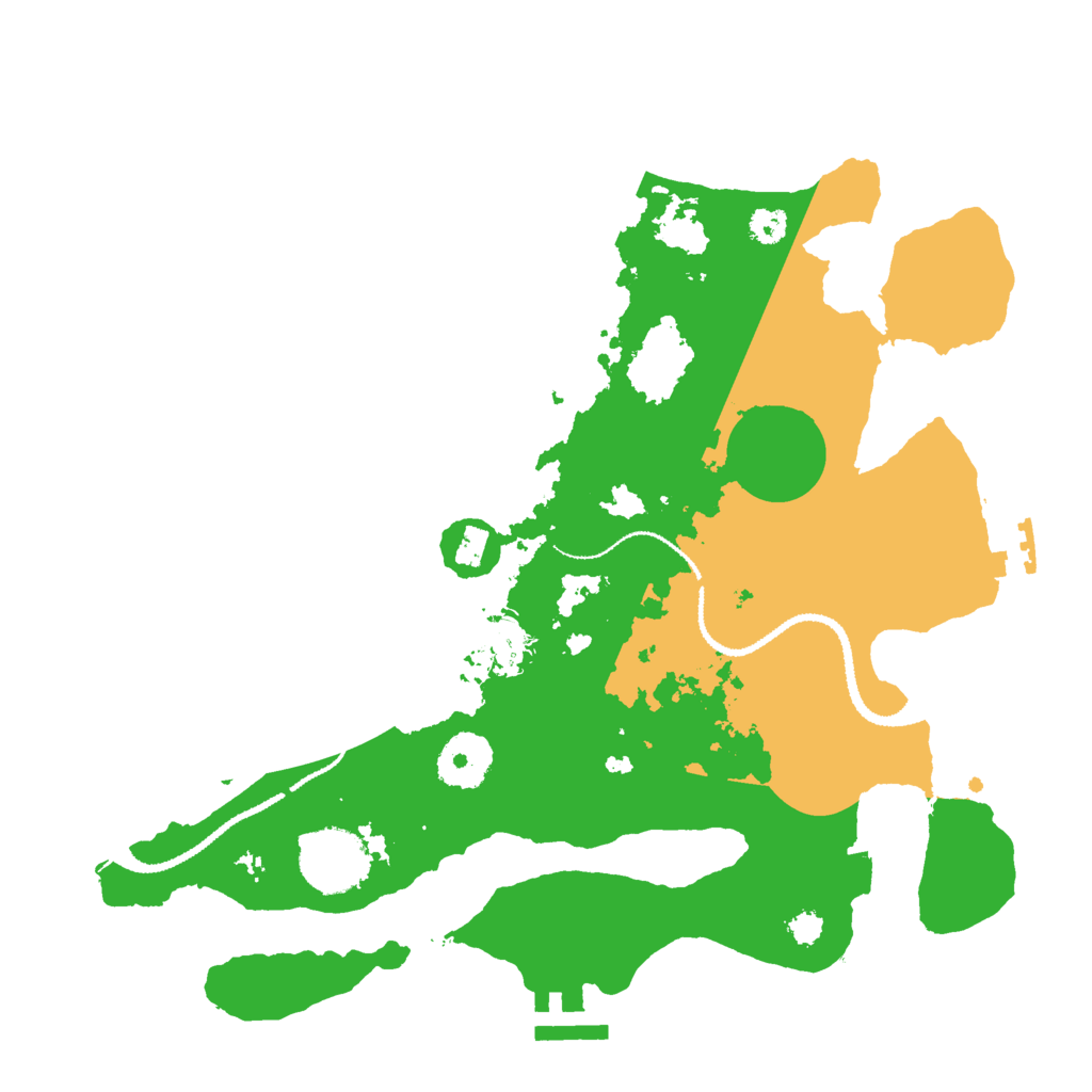Biome Rust Map: Procedural Map, Size: 3000, Seed: 957345712