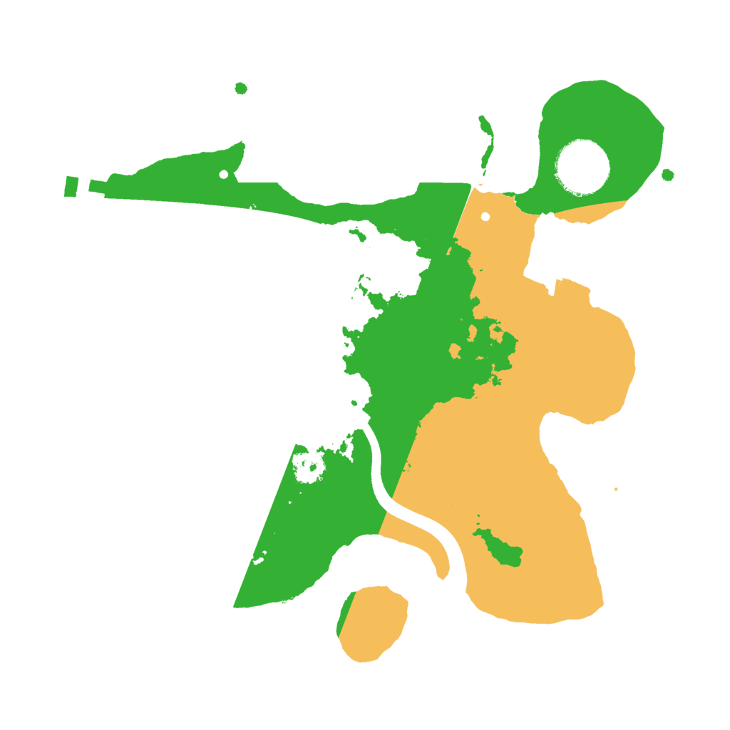 Biome Rust Map: Procedural Map, Size: 2400, Seed: 183965746