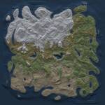 Thumbnail Rust Map: Procedural Map, Size: 4800, Seed: 996859, 17 Monuments