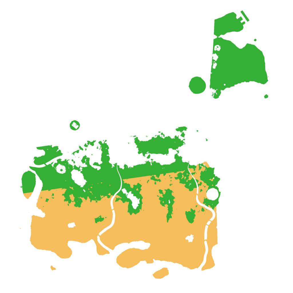 Biome Rust Map: Procedural Map, Size: 4800, Seed: 996859