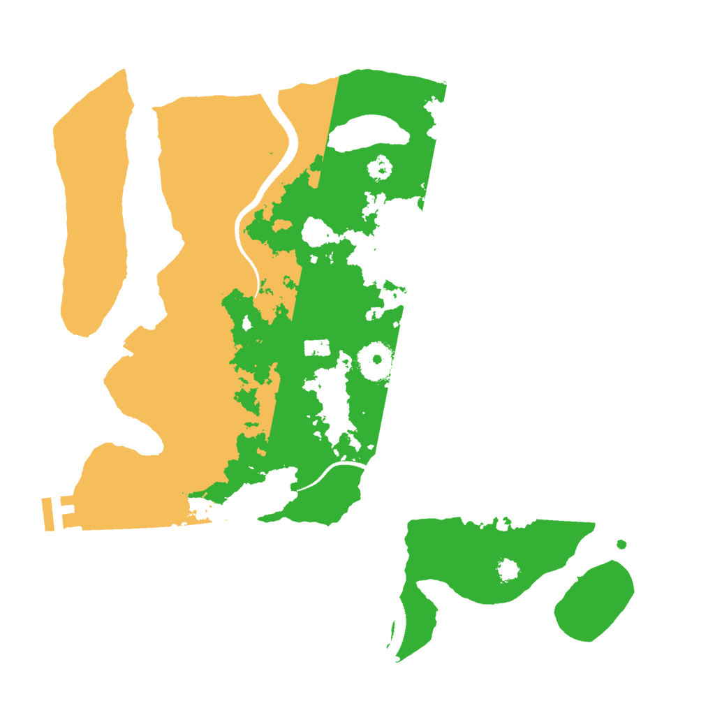 Biome Rust Map: Procedural Map, Size: 3000, Seed: 193456150