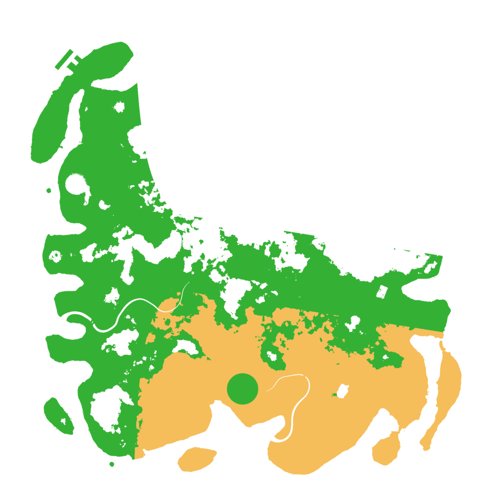 Biome Rust Map: Procedural Map, Size: 4250, Seed: 578574411