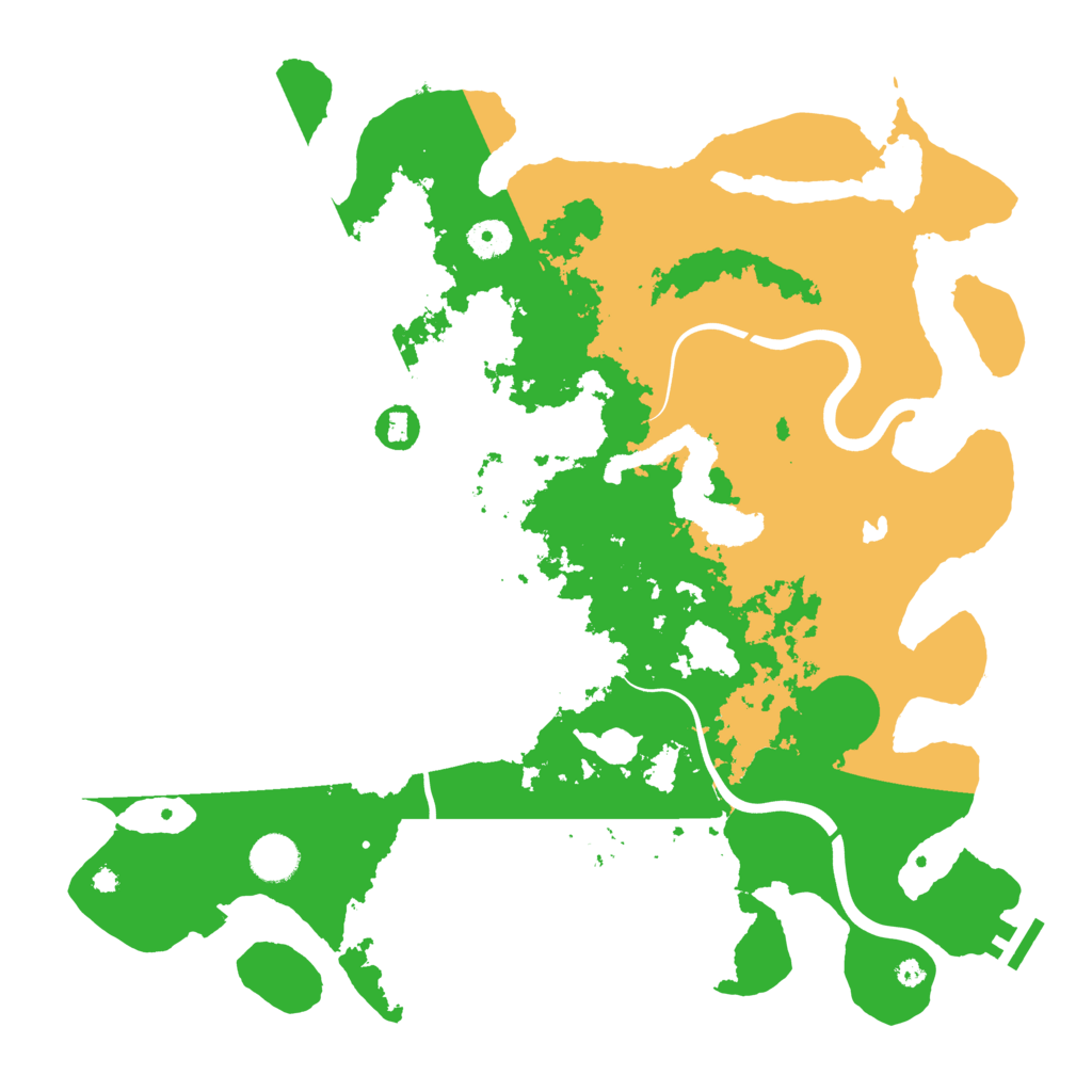 Biome Rust Map: Procedural Map, Size: 4000, Seed: 704396127