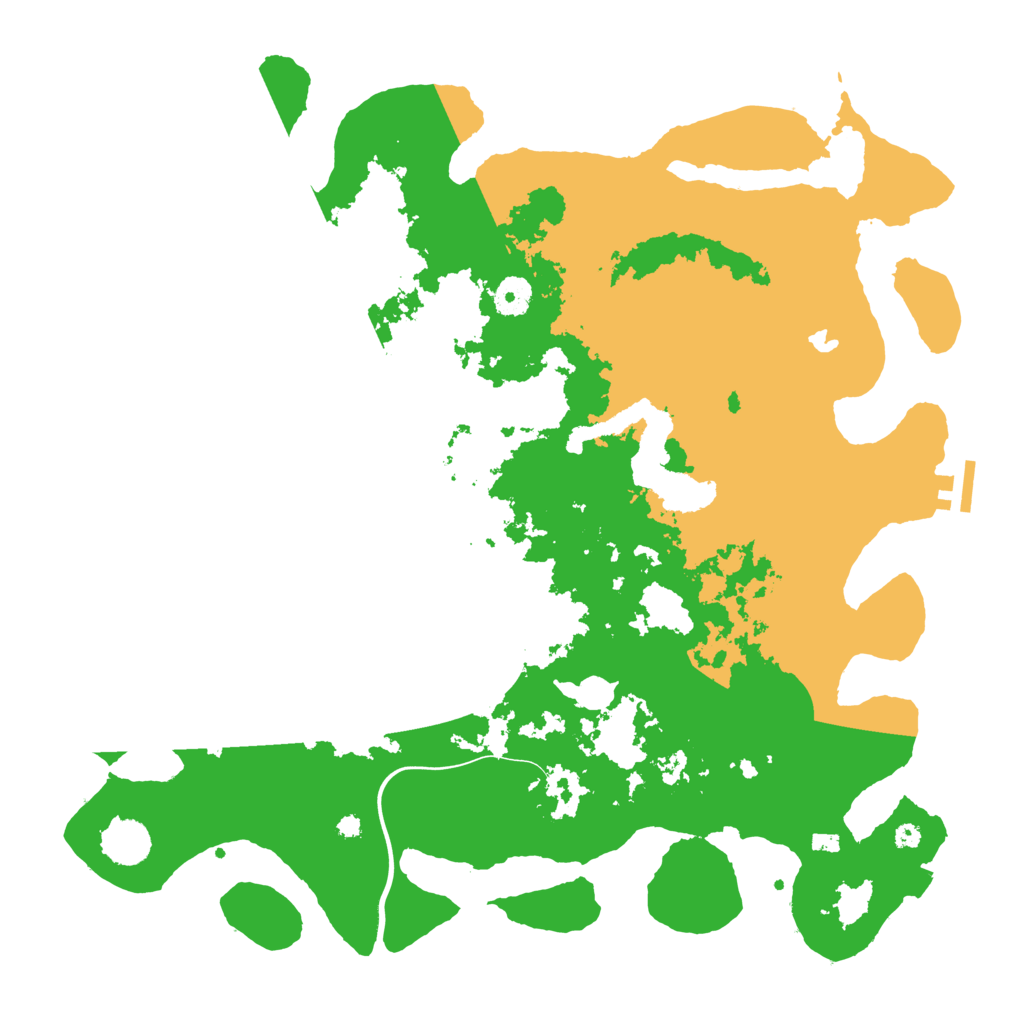 Biome Rust Map: Procedural Map, Size: 4000, Seed: 704396127