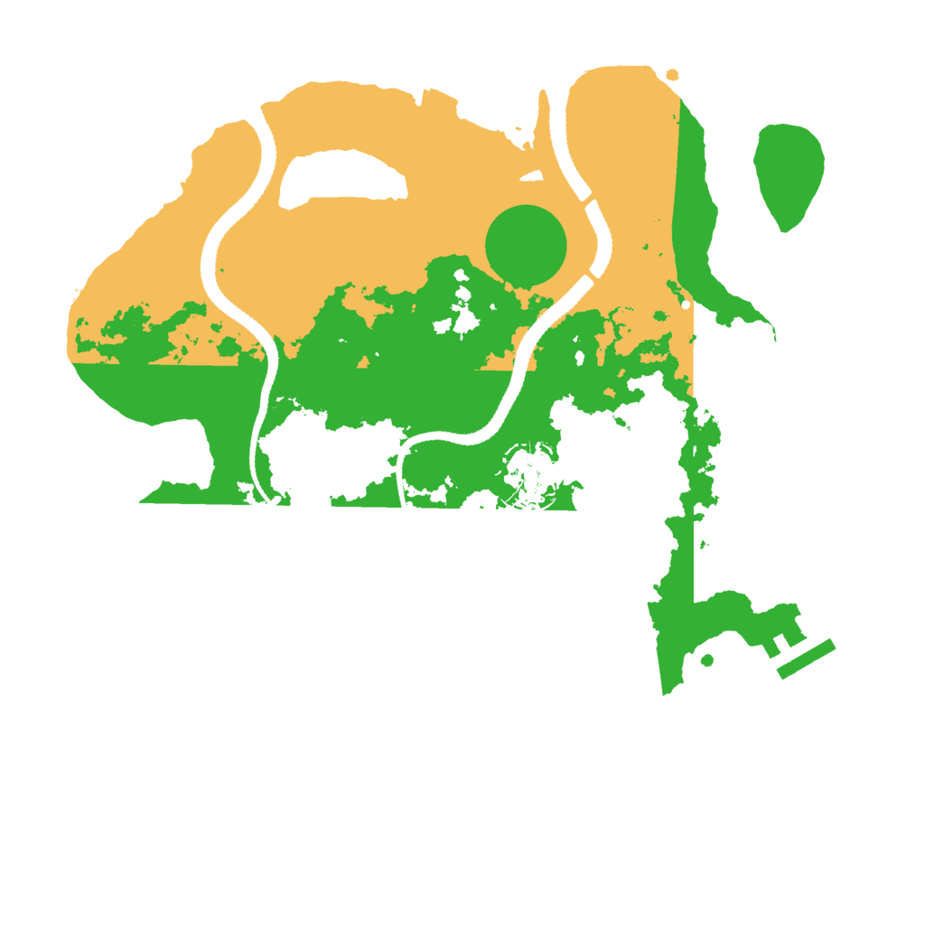 Biome Rust Map: Procedural Map, Size: 3000, Seed: 7129850