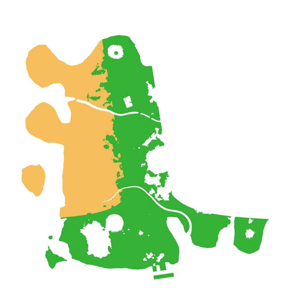 Biome Rust Map: Procedural Map, Size: 3000, Seed: 142536406