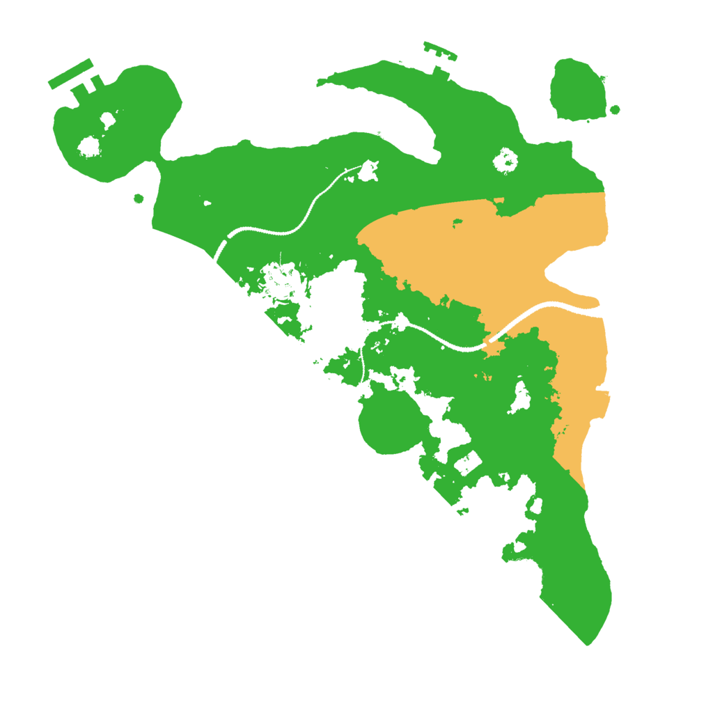 Biome Rust Map: Procedural Map, Size: 3000, Seed: 5849610