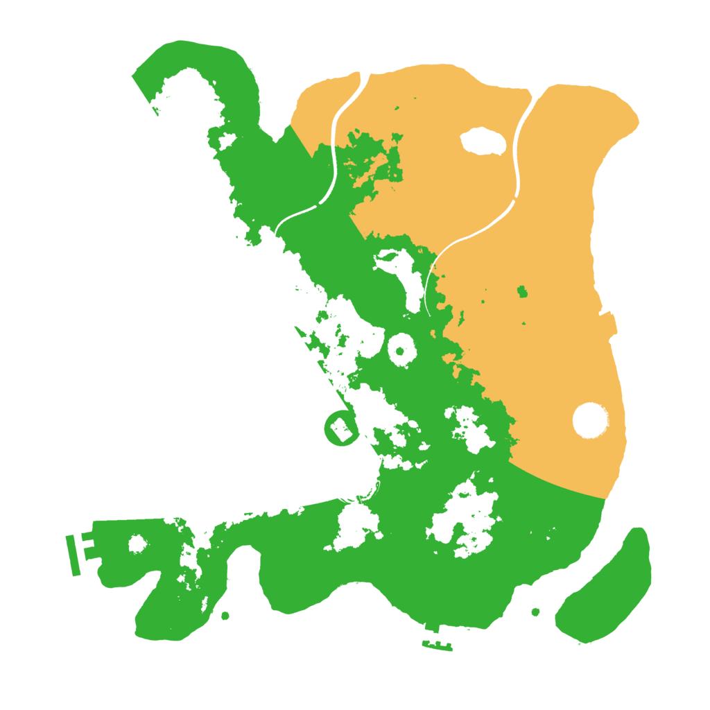 Biome Rust Map: Procedural Map, Size: 3500, Seed: 678215413