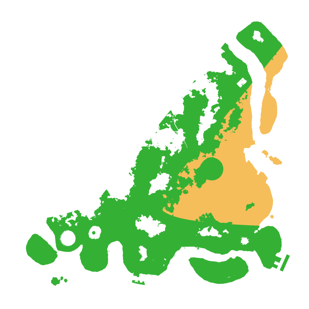 Biome Rust Map: Procedural Map, Size: 3600, Seed: 960865