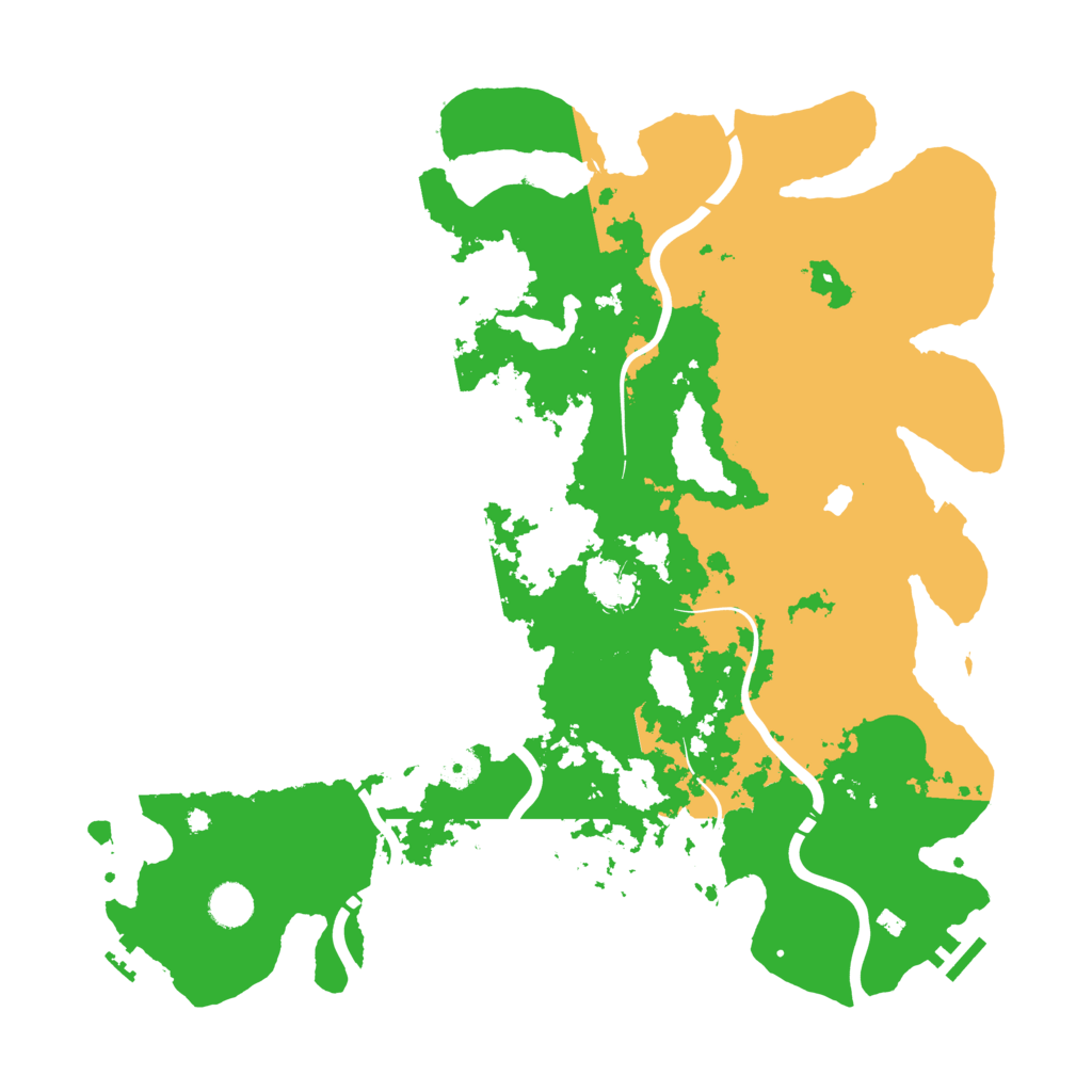 Biome Rust Map: Procedural Map, Size: 4300, Seed: 1372323149