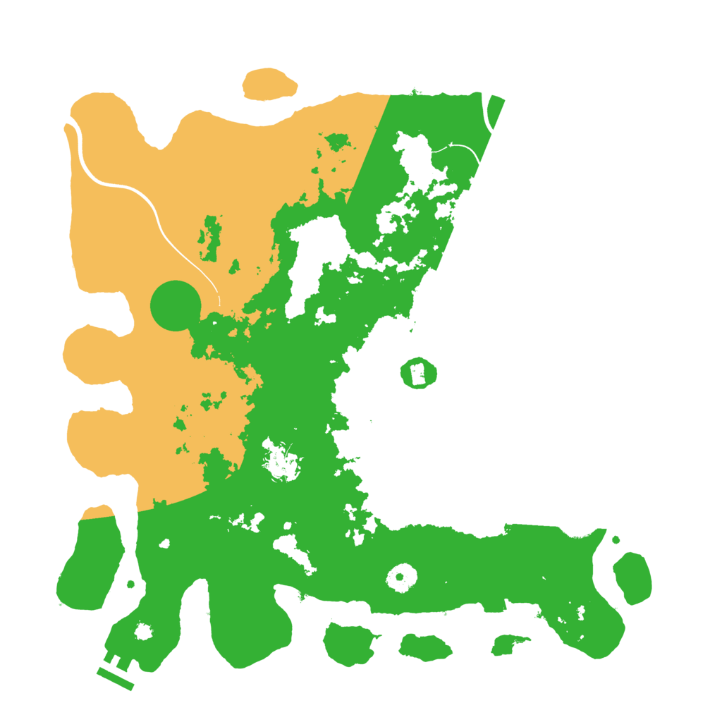 Biome Rust Map: Procedural Map, Size: 3750, Seed: 151418078