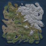 Thumbnail Rust Map: Procedural Map, Size: 5000, Seed: 1649565321, 17 Monuments