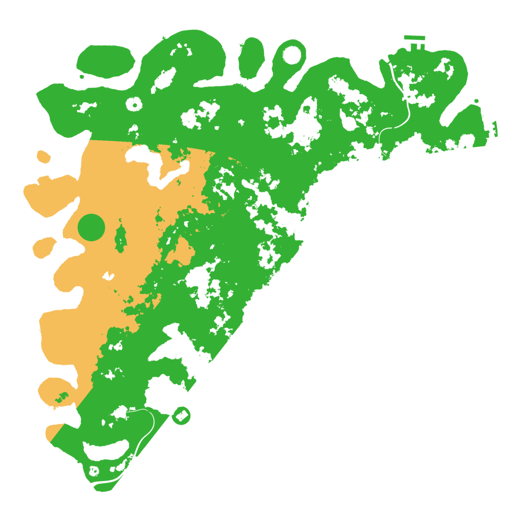 Biome Rust Map: Procedural Map, Size: 5000, Seed: 1621305498