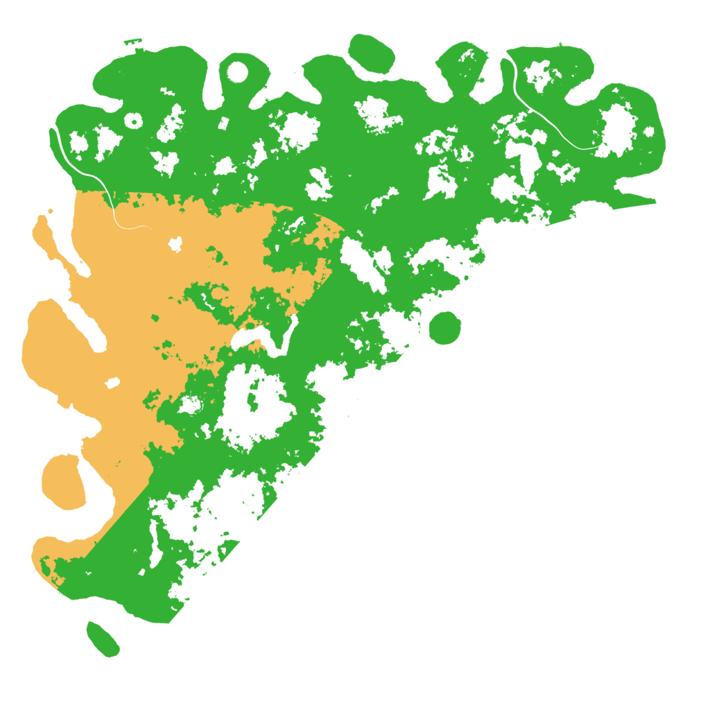 Biome Rust Map: Procedural Map, Size: 6000, Seed: 165812