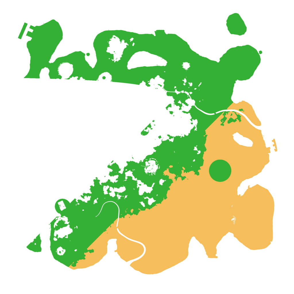 Biome Rust Map: Procedural Map, Size: 3500, Seed: 1059067065