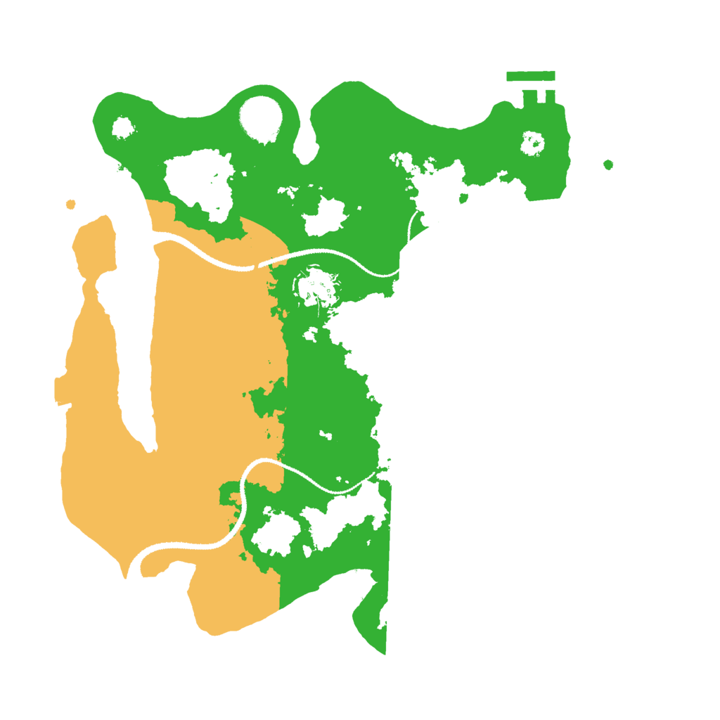 Biome Rust Map: Procedural Map, Size: 3000, Seed: 26434