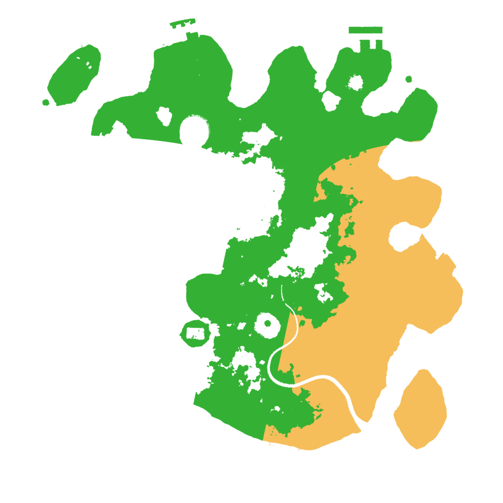 Biome Rust Map: Procedural Map, Size: 3000, Seed: 870638916