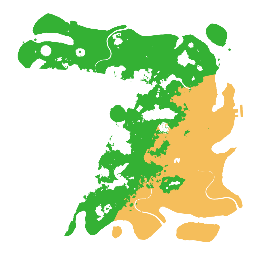 Biome Rust Map: Procedural Map, Size: 4250, Seed: 30743