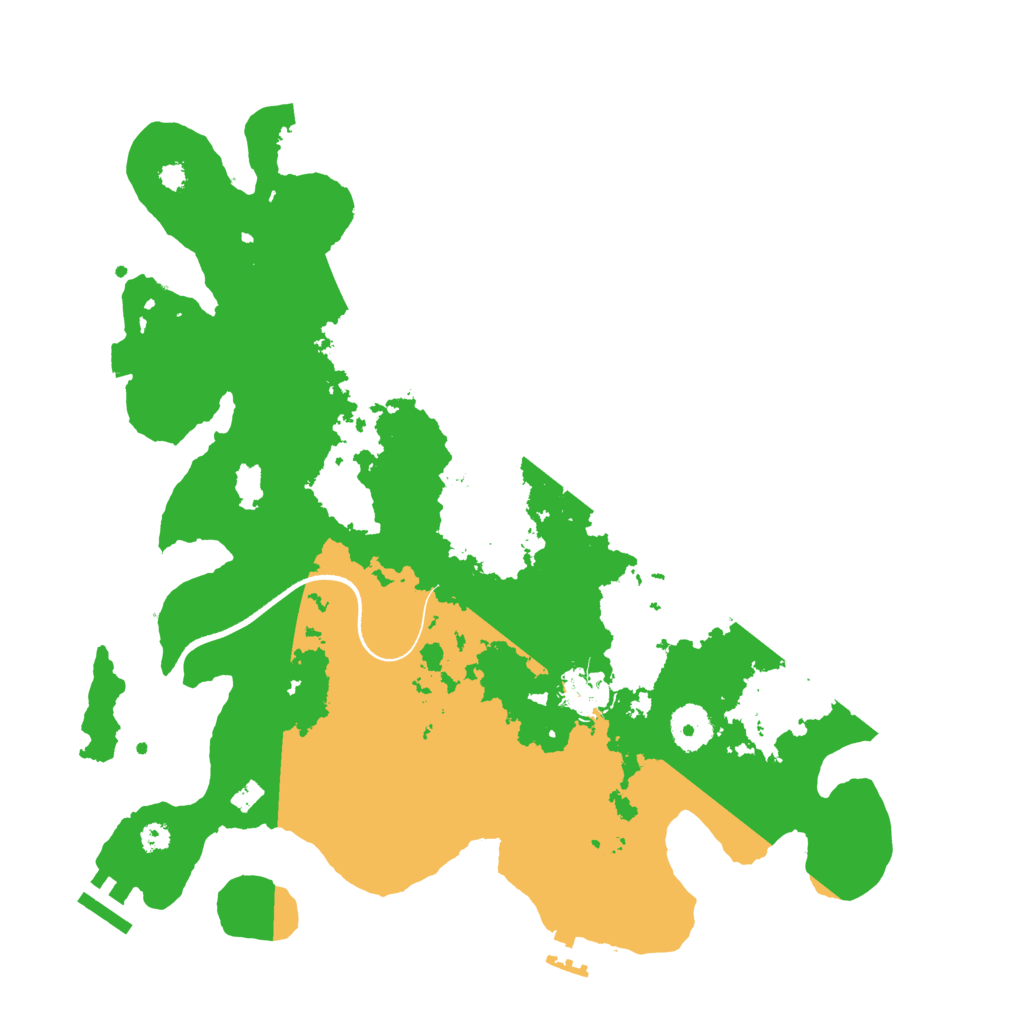 Biome Rust Map: Procedural Map, Size: 3500, Seed: 579966405