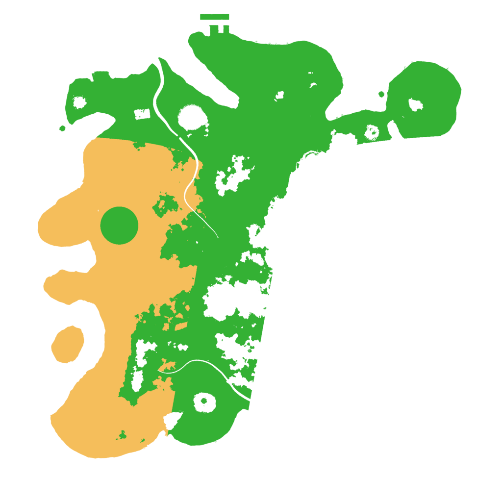 Biome Rust Map: Procedural Map, Size: 3500, Seed: 5261262