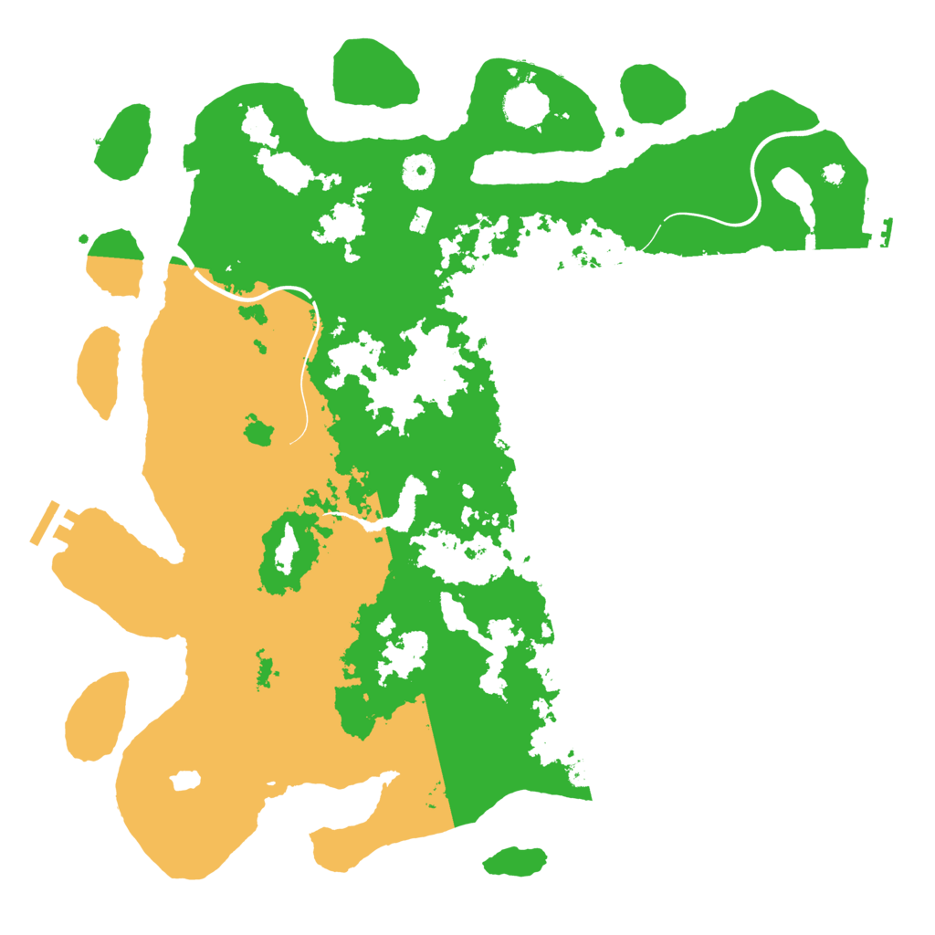 Biome Rust Map: Procedural Map, Size: 4000, Seed: 1215134