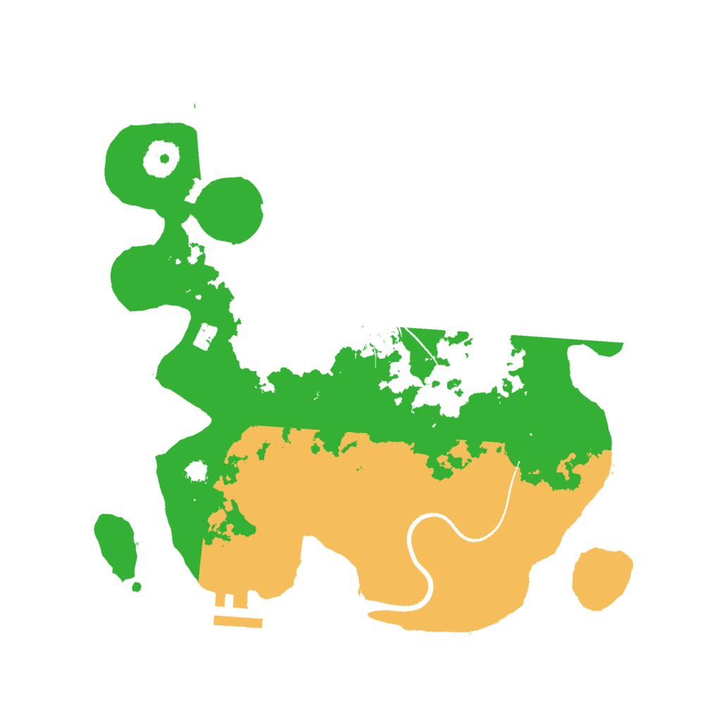 Biome Rust Map: Procedural Map, Size: 3000, Seed: 28839