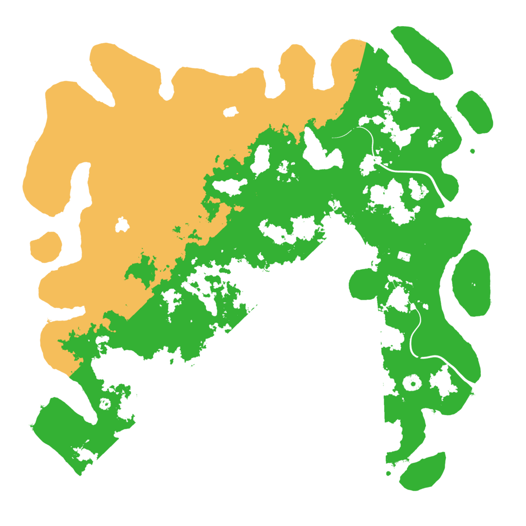 Biome Rust Map: Procedural Map, Size: 4500, Seed: 1586803224