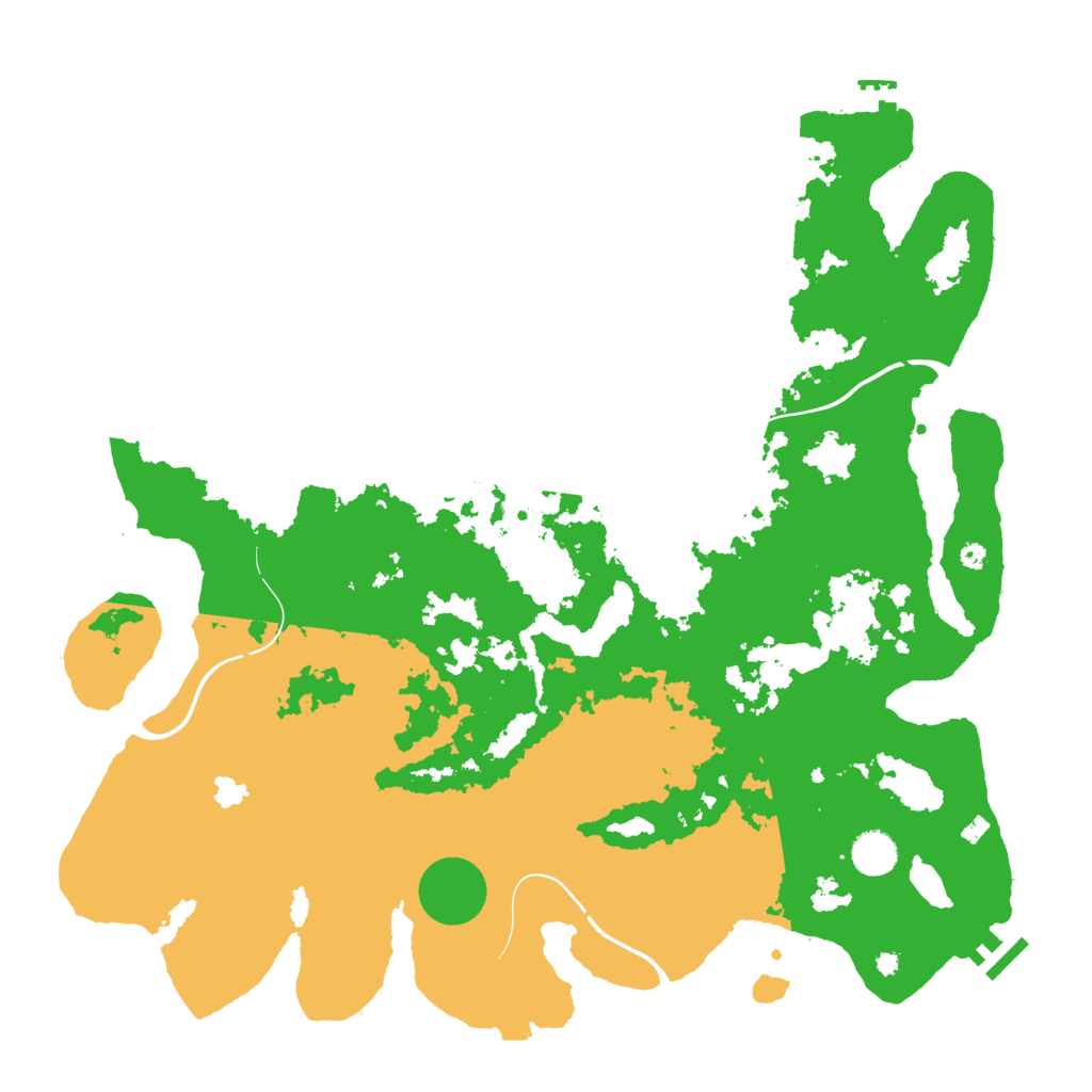 Biome Rust Map: Procedural Map, Size: 4250, Seed: 662964429