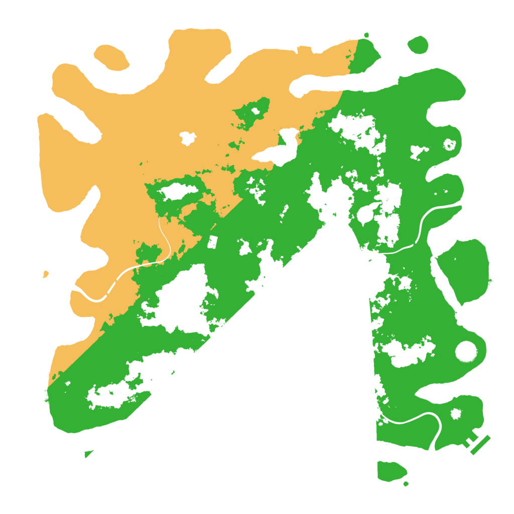 Biome Rust Map: Procedural Map, Size: 4250, Seed: 27994