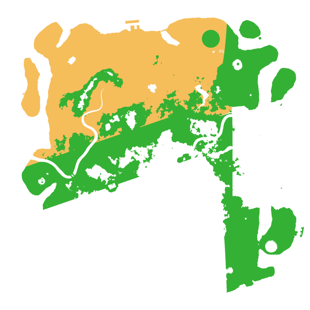 Biome Rust Map: Procedural Map, Size: 4600, Seed: 43000