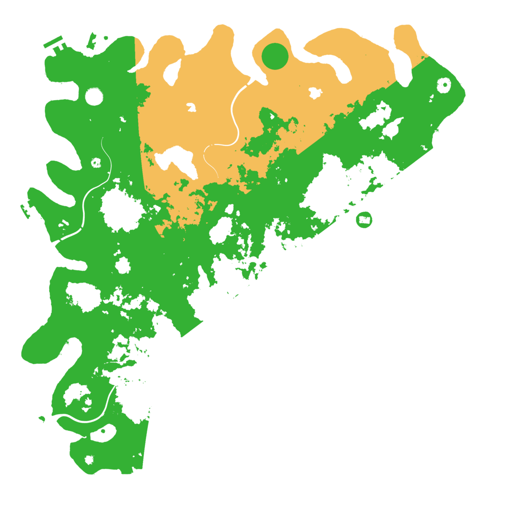 Biome Rust Map: Procedural Map, Size: 5000, Seed: 14552