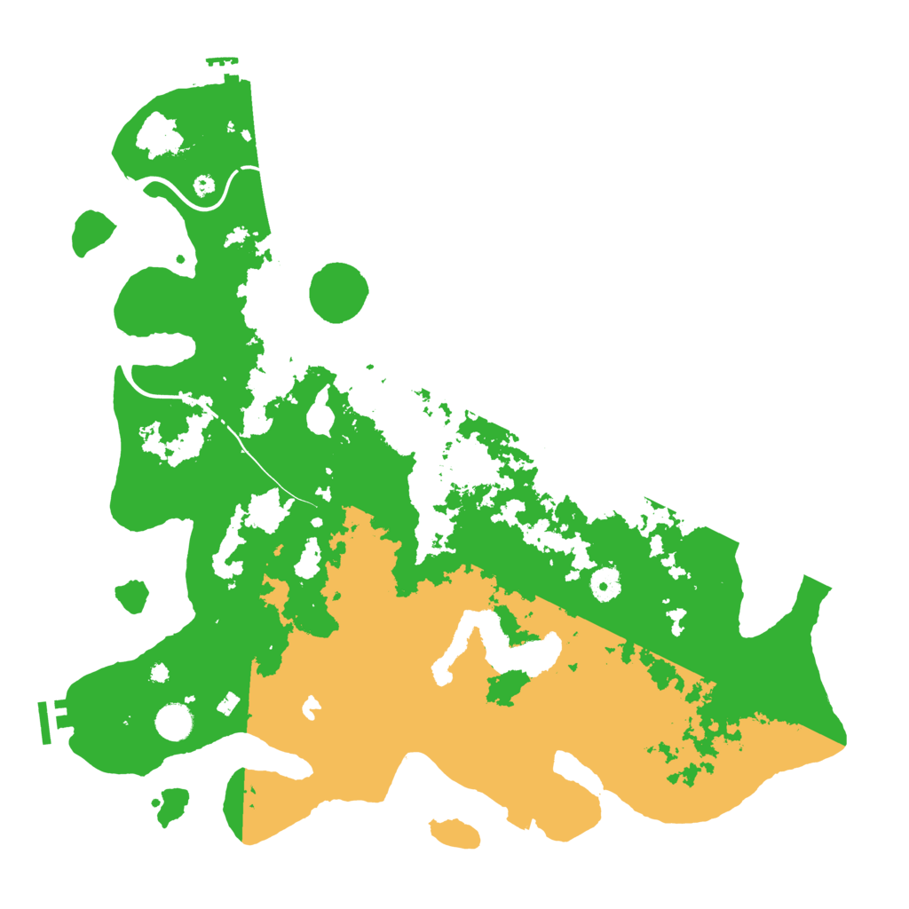 Biome Rust Map: Procedural Map, Size: 4300, Seed: 1025