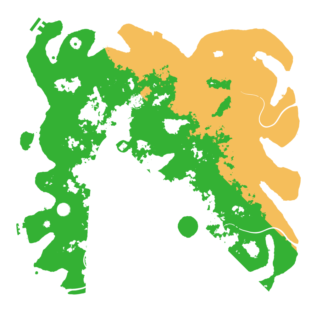 Biome Rust Map: Procedural Map, Size: 4250, Seed: 134506070