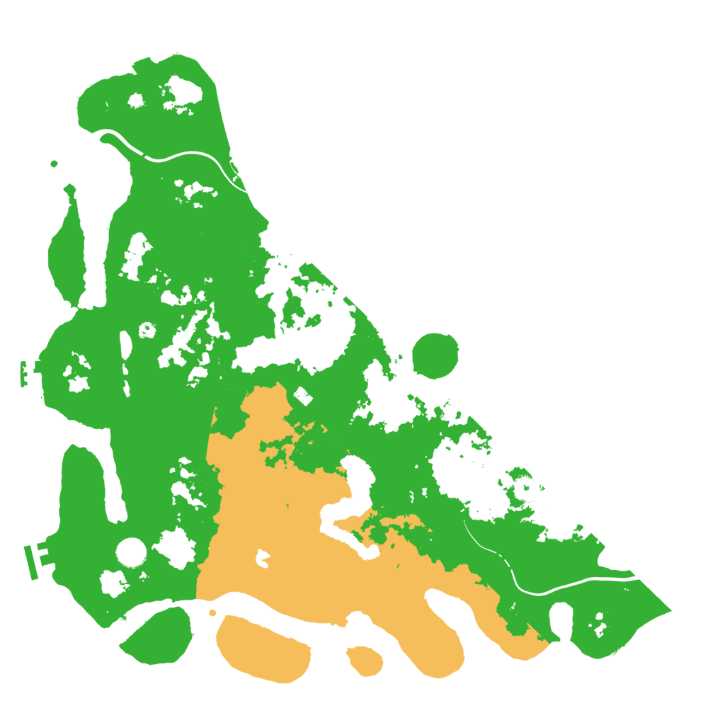 Biome Rust Map: Procedural Map, Size: 4250, Seed: 141290