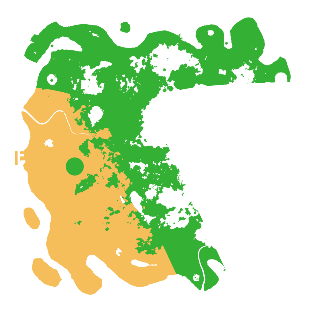 Biome Rust Map: Procedural Map, Size: 4550, Seed: 11882624