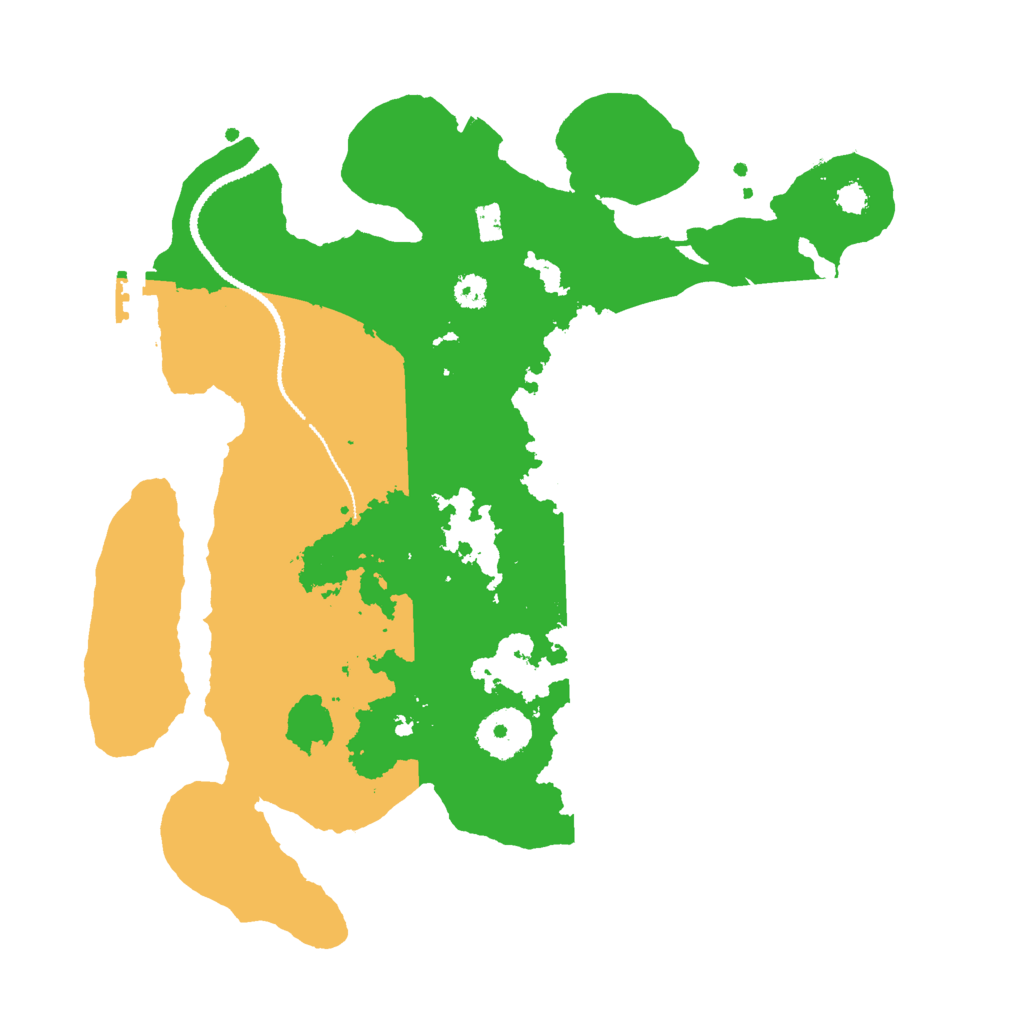 Biome Rust Map: Procedural Map, Size: 3000, Seed: 474288494