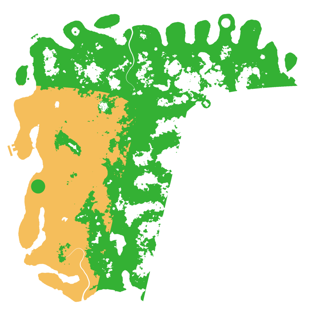 Biome Rust Map: Procedural Map, Size: 6000, Seed: 1450512576