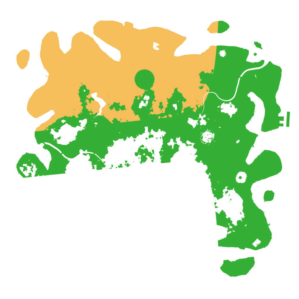 Biome Rust Map: Procedural Map, Size: 4000, Seed: 154215951