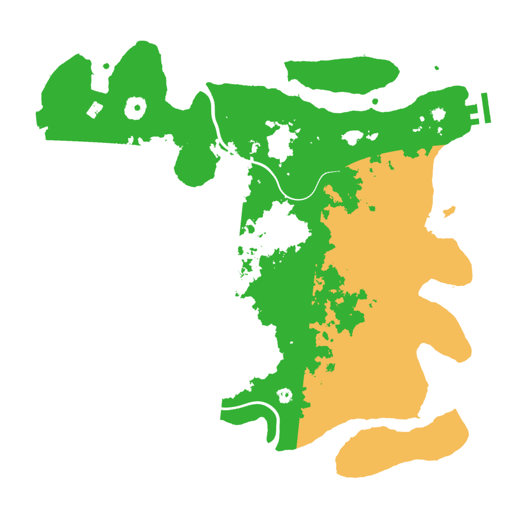Biome Rust Map: Procedural Map, Size: 3500, Seed: 865237