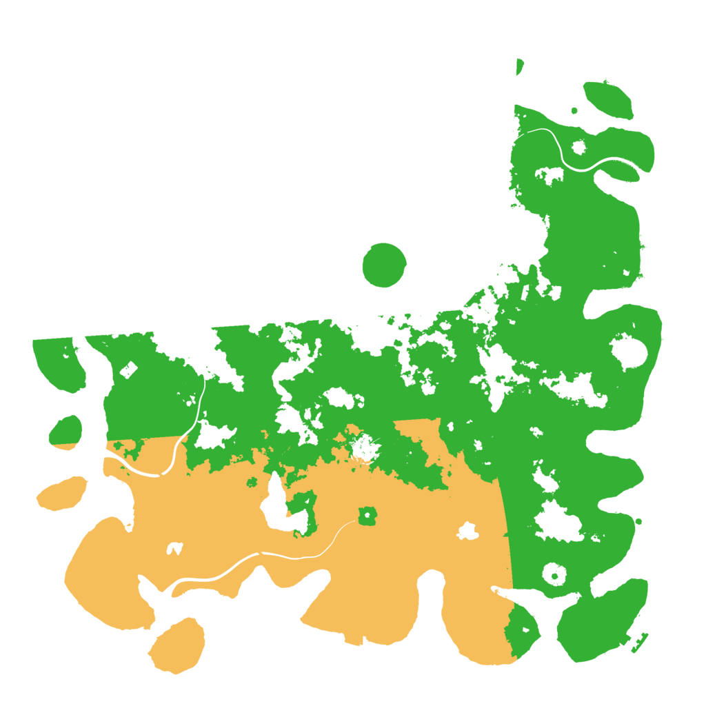 Biome Rust Map: Procedural Map, Size: 4500, Seed: 1321872940