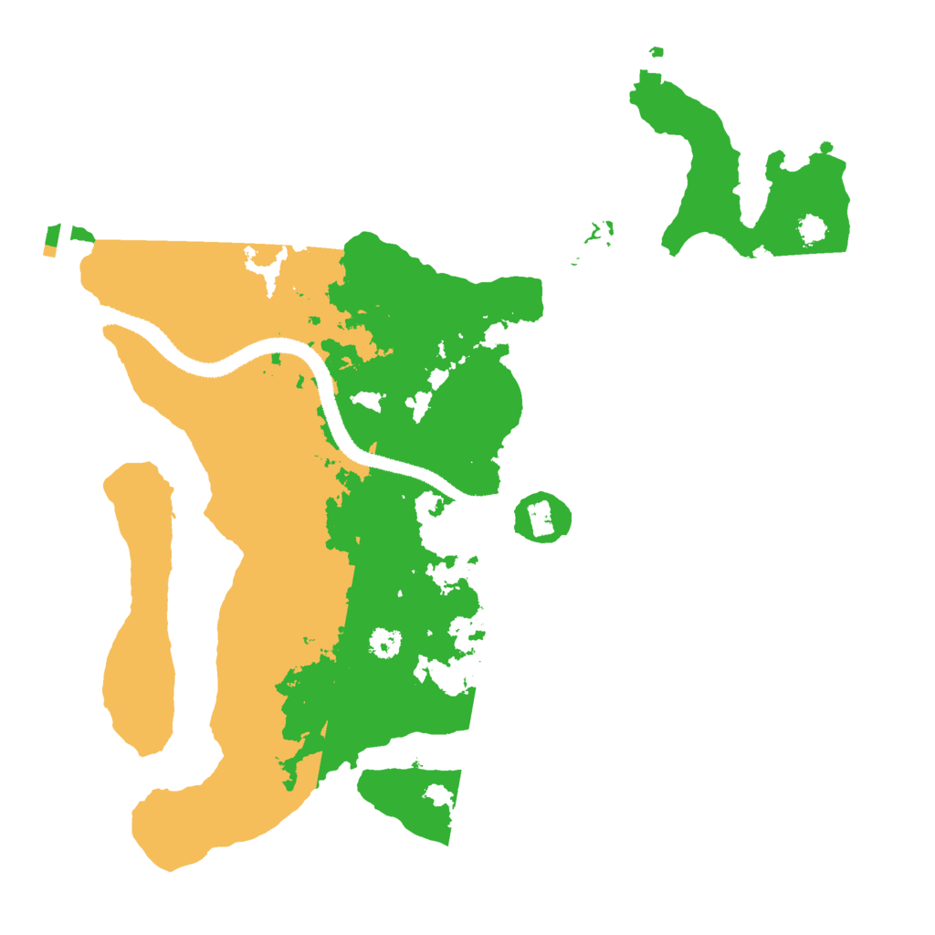 Biome Rust Map: Procedural Map, Size: 3000, Seed: 4934
