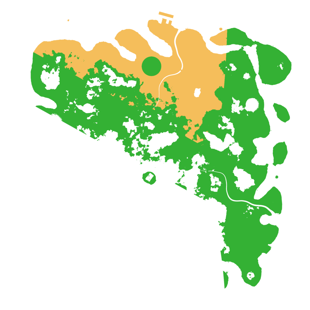 Biome Rust Map: Procedural Map, Size: 4200, Seed: 35000