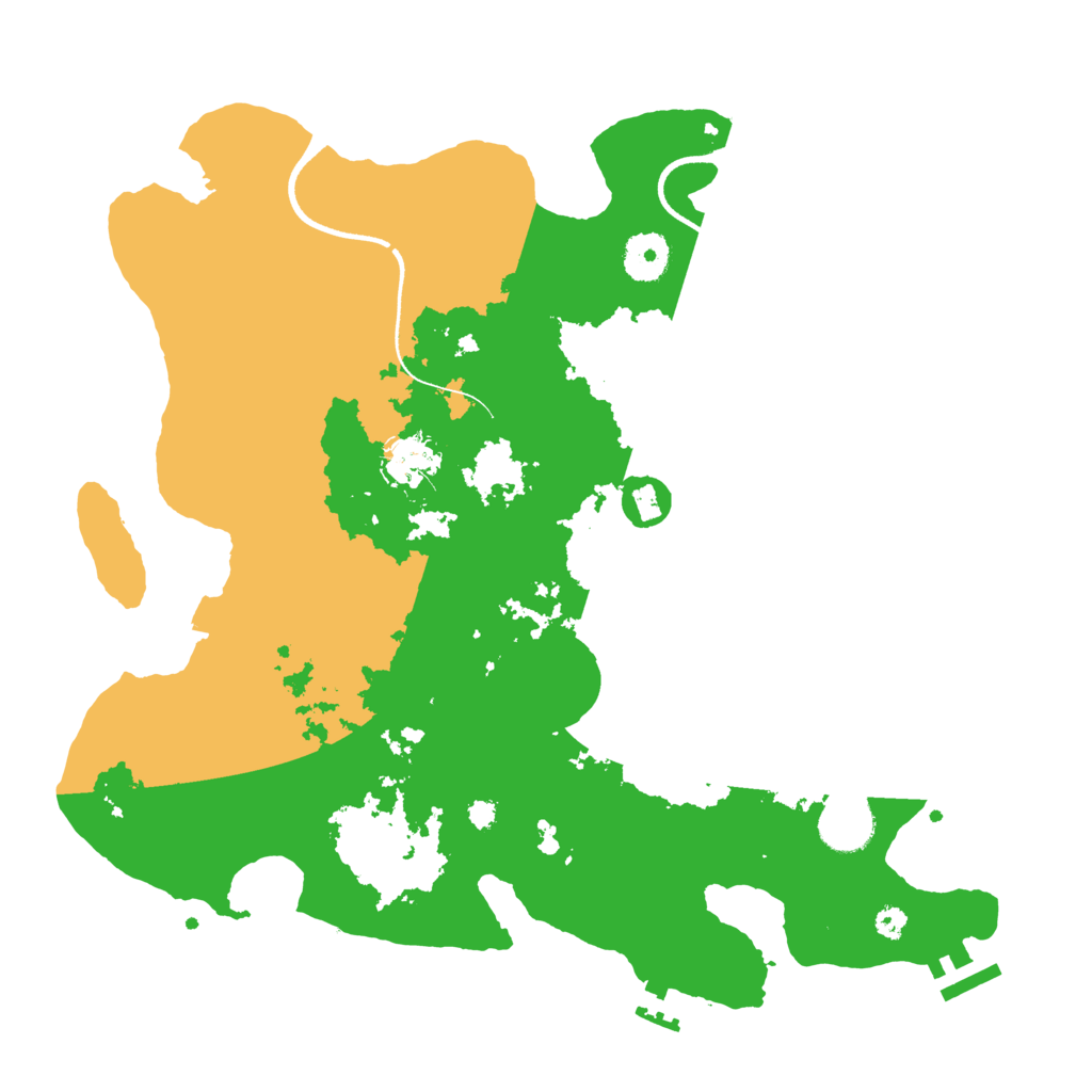 Biome Rust Map: Procedural Map, Size: 3500, Seed: 323730151