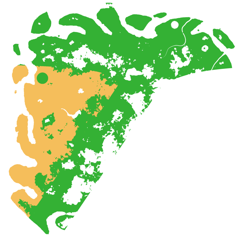 Biome Rust Map: Procedural Map, Size: 5700, Seed: 36363636