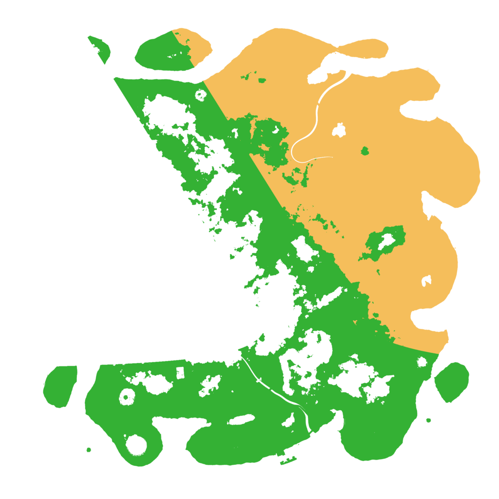 Biome Rust Map: Procedural Map, Size: 4500, Seed: 1979