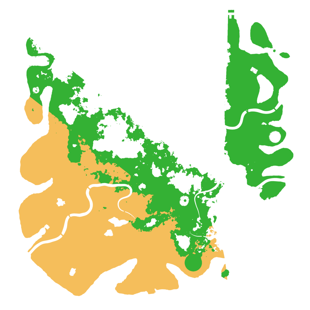 Biome Rust Map: Procedural Map, Size: 4750, Seed: 837139525